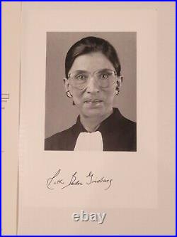 Ruth Bader Ginsburg Photo Autograph JSA Authentication Signed Photograph RBG