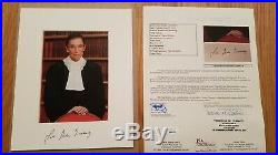 Ruth Bader Ginsburg RBG Autograph JSA Certificate COLOR Photo Signed