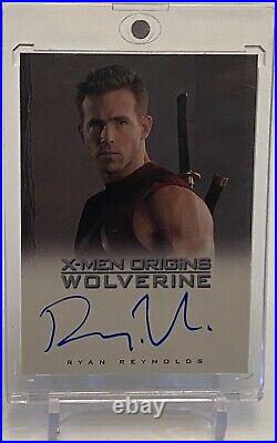 Ryan Reynolds As Deadpool 2009 X-men Origins Wolverine Autograph Auto Card Sp