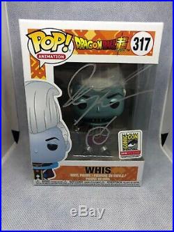 SDCC DBZ Metallic Whis #317 Autographed by Ian Sinclair JSA Certified Funko Pop