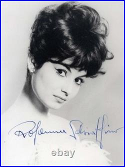 SEXY ITALIAN ACTRESS Rosanna Schiaffino (+) autograph, signed vintage photo