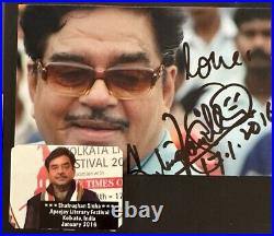 SHATRUGHAN SINHA AUTOGRAPHED SIGNED PHOTO BOLLYWOOD INDIAN ACTOR With PROOF PIC