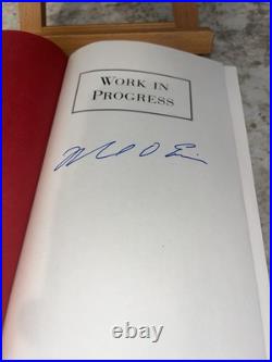 SIGNED/ AUTOGRAPHED 1st Edition Work in Progress Disney CEO Michael Eisner Book