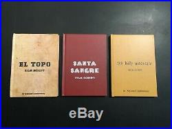 SIGNED Alejandro Jodorowsky Holy Mountain Santa Sangre & El Topo Script Books HC