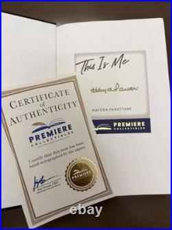 SIGNED Hayden Panettiere This Is Me A Reckoning GOLD AUTO 1st Ed 2026 COA