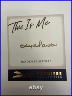 SIGNED Hayden Panettiere This Is Me A Reckoning GOLD AUTO 1st Ed 2026 COA