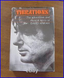 SIGNED VIBRATIONS by David Amram 1st 1968 HCDJ musician composer beat