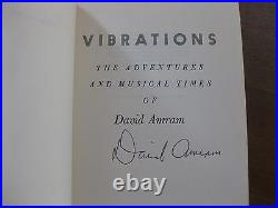 SIGNED VIBRATIONS by David Amram 1st 1968 HCDJ musician composer beat