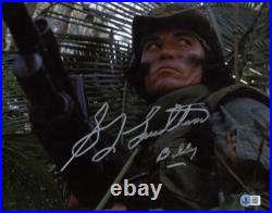 SONNY LANDHAM SIGNED AUTOGRAPHED 11x14 PHOTO + BILLY PREDATOR RIP BECKETT BAS