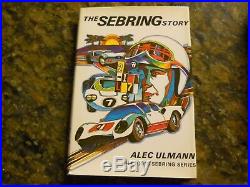 STEVE McQUEEN SIGNED HARD COVER BOOK THE SEBRING STORY PSA/DNA LOA AUTOGRAPH