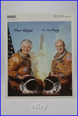 STS-4 Official NASA 8x10 Autopen Signed by Ken Mattingly, Henry Hartsfield