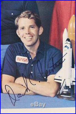STS-41-G NASA Autopen Signed by Crippen, McBride, Leestma, Scully-Power, Garneau