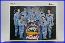 STS-51-G Autopen Signed Brandenstein/Creighton/Fabian/Nagel/Lucid/Baudry/Sultan