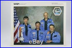 STS-6 Autopen Signed by Paul Weitz, Karol Bobko, Story Musgrave, Donald Peter