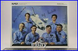 STS-9 NASA Autopen Signed by Young, Shaw, Garriott, Parker, Merbold, Lichtenberg