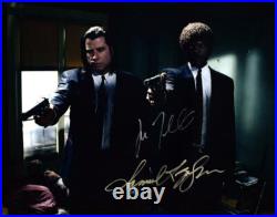 Samuel L Jackson John TRAVOLTA autographed signed 11x14 Photo Picture pic + COA