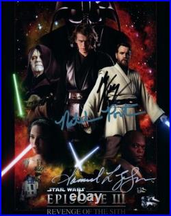 Samuel L Jackson Portman McGregor signed 8x10 Picture autograph Photo Pic COA