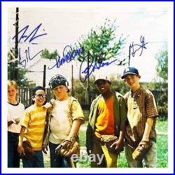 Sandlot Movie Cast Signed 8 Signature Pose 1 Baseball 16x20 Photo (Beckett)