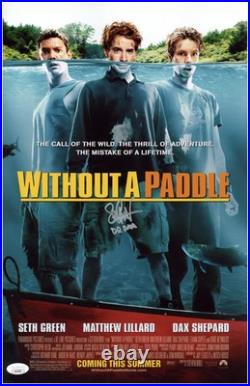Seth Green Signed 11x17 Photo Without a Paddle Authentic Autographed JSA COA