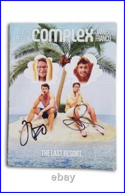 Seth Rogen & James Franco authentic signed magazine CERT Autographed A0001