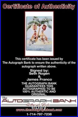 Seth Rogen & James Franco authentic signed magazine CERT Autographed A0001