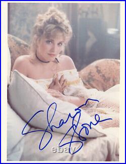 Sexy Sharon Stone Signed Autograph 8x10 Photo Beckett Bas