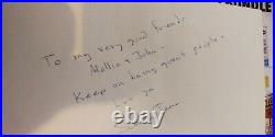 ShirleyJean Rickert/Measures signed autograph book SIGNED IN FRONT OF MY FAMILY