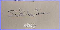 ShirleyJean Rickert/Measures signed autograph book SIGNED IN FRONT OF MY FAMILY