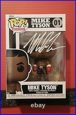 Signed Funko Pop Boxing #01 Mike Tyson Autographed By Mike Tyson + COA