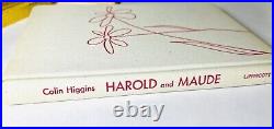 Signed HAROLD & MAUDE First Edition Hardback Aug 1971 Colin Higgins Novel Movie
