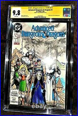 Signed Jan Duursema Cgc 9.8 1988 Advanced Dungeons And Dragons #1 Autographed