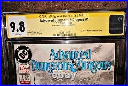 Signed Jan Duursema Cgc 9.8 1988 Advanced Dungeons And Dragons #1 Autographed