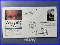 Signed Tim Berners-lee Fdc Autograph First Day Cover Inventor World Wide Web Wc3