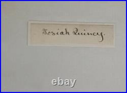 Significant Massachusetts Political Autograph Collection Signed Mayor Sumner