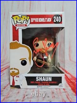 Simon Pegg Signed Shaun Of The Dead Funko With JSA COA And Protector