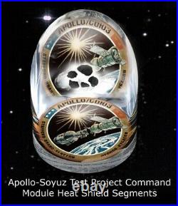 Space Flown Artifact Apollo-Soyuz Heat Shield COA autographed by Vance Brand