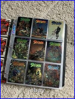 Spawn action figures card collection autographed Card Pog