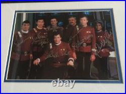 Star Trek Heroes Of The Final Frontier Autographed Signed Cast Crew Photo Framed