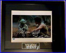 Star Wars Jedi Training Autographed Photo Signed by George Lucas + more with COA