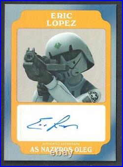 Star Wars Rogue One Mission Briefing Autograph Card #a-el Eric Lopez (#03/10)