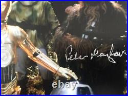 Star Wars Signed Autograph Harrison Ford Carrie Fisher Mark Hamill Peter Mayhew