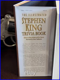 Stephen King Illustrated Trivia Book Signed Freeman 2005 Cemetery Dance 1st HCDJ