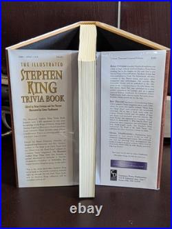 Stephen King Illustrated Trivia Book Signed Freeman 2005 Cemetery Dance 1st HCDJ