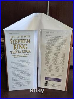 Stephen King Illustrated Trivia Book Signed Freeman 2005 Cemetery Dance 1st HCDJ
