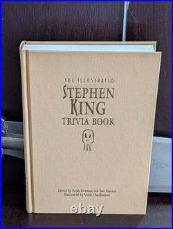 Stephen King Illustrated Trivia Book Signed Freeman 2005 Cemetery Dance 1st HCDJ