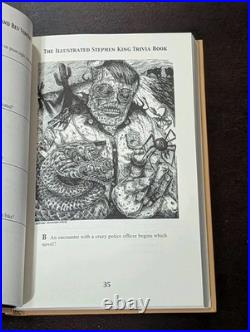 Stephen King Illustrated Trivia Book Signed Freeman 2005 Cemetery Dance 1st HCDJ