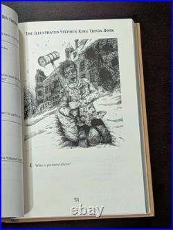 Stephen King Illustrated Trivia Book Signed Freeman 2005 Cemetery Dance 1st HCDJ