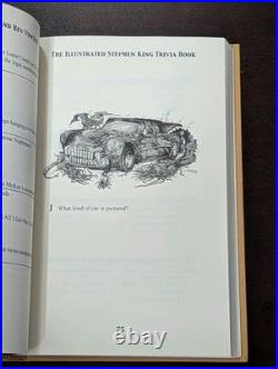 Stephen King Illustrated Trivia Book Signed Freeman 2005 Cemetery Dance 1st HCDJ