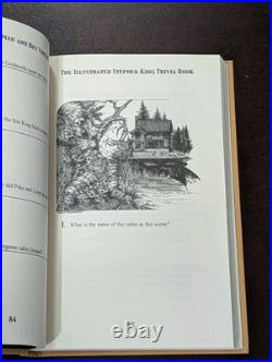 Stephen King Illustrated Trivia Book Signed Freeman 2005 Cemetery Dance 1st HCDJ