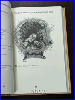 Stephen King Illustrated Trivia Book Signed Freeman 2005 Cemetery Dance 1st HCDJ
